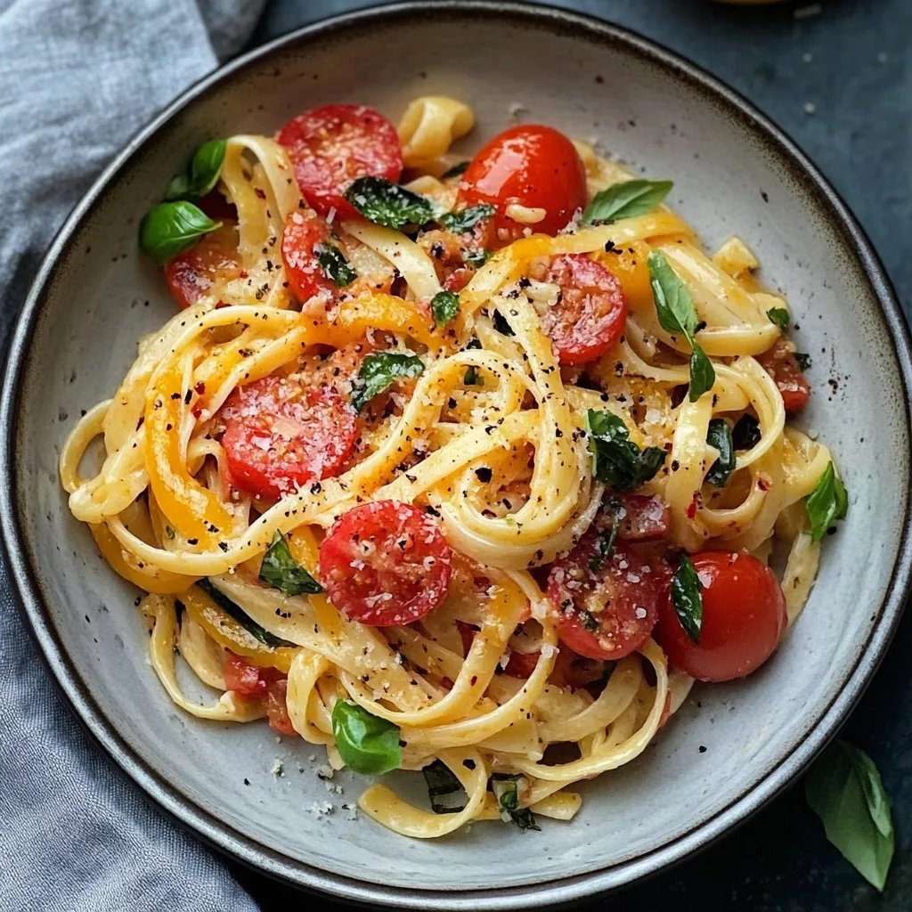 Sommerpasta aus dem Garten