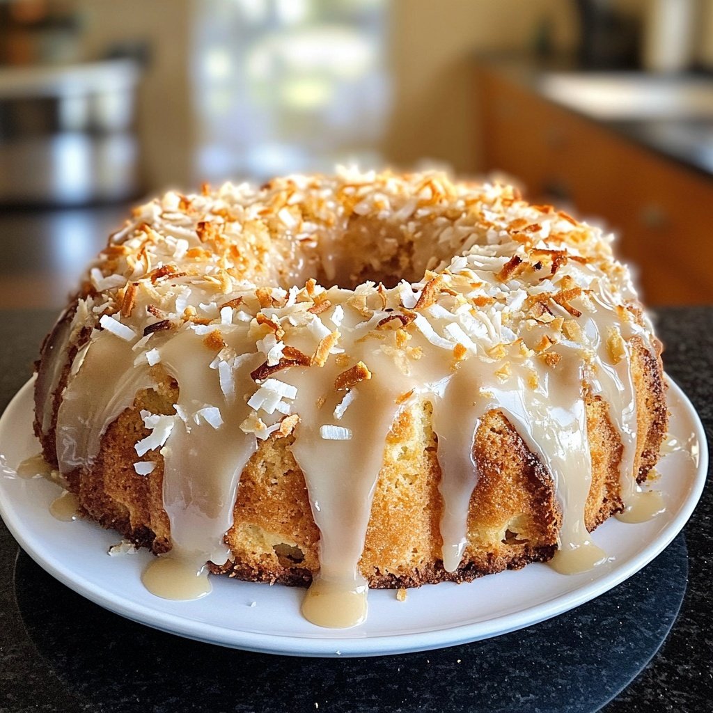 Zitronenkuchen mit Kokos