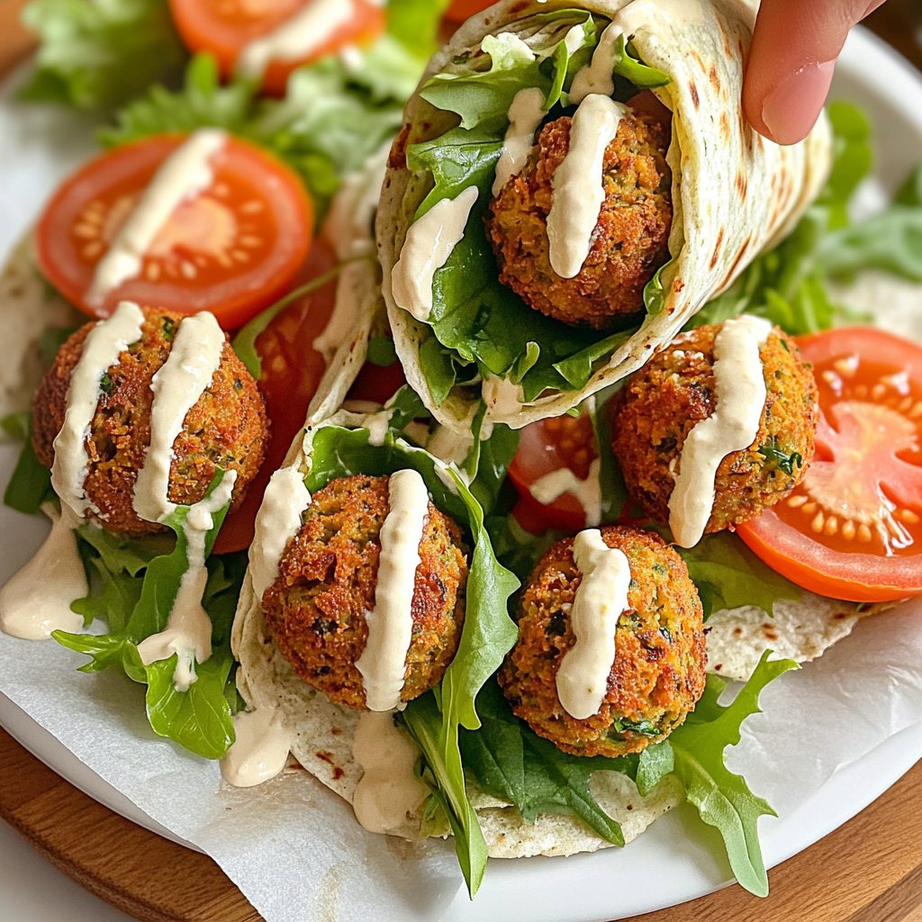 Wraps mit Falafel