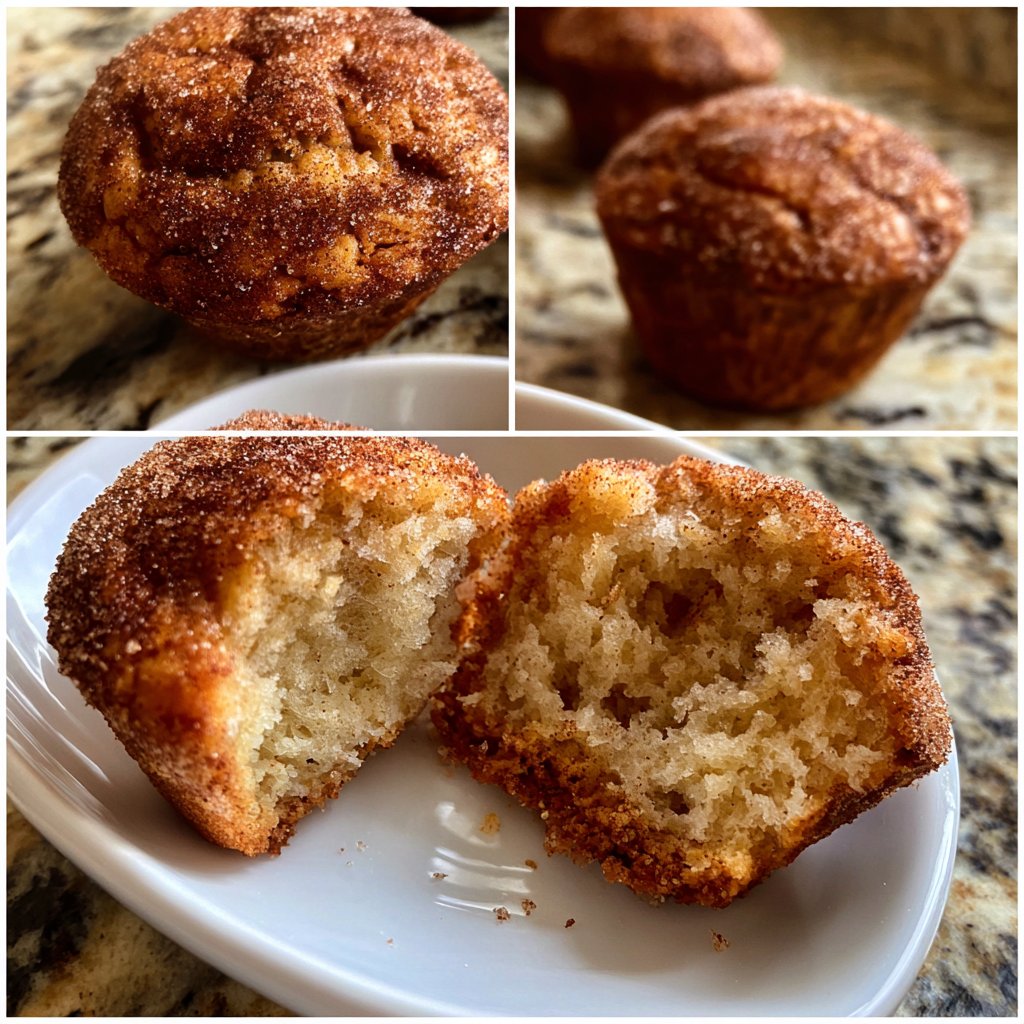 Muffins mit Zimt und Zucker