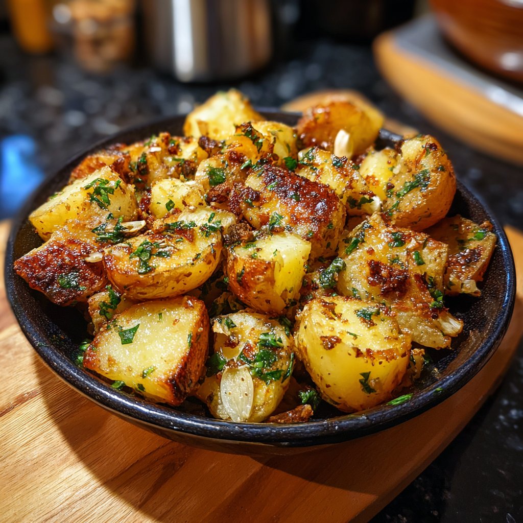 Ofenkartoffeln mit Knoblauch