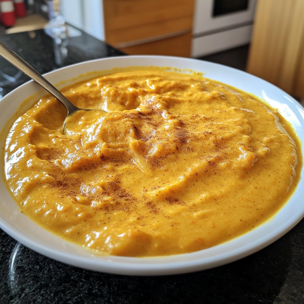 Kürbissuppe mit Muskat