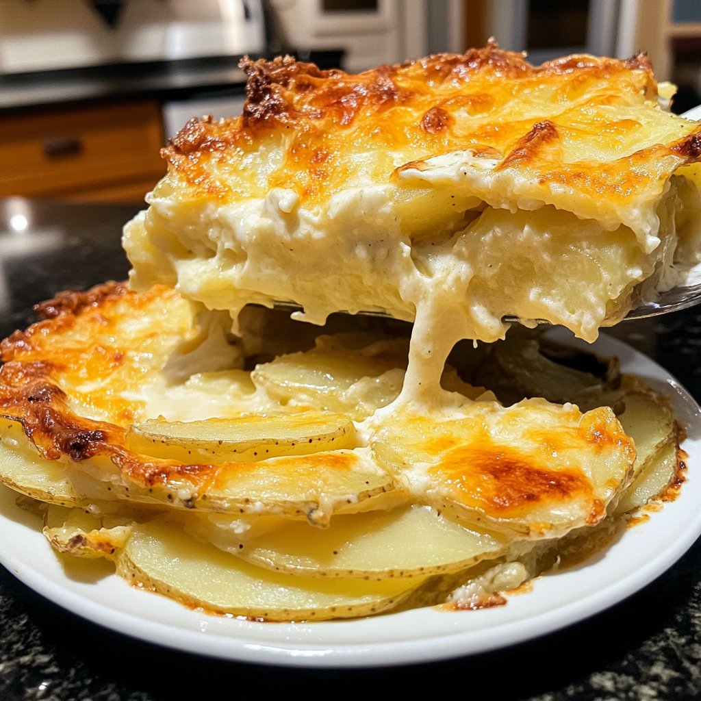 Kartoffelgratin mit Sahne