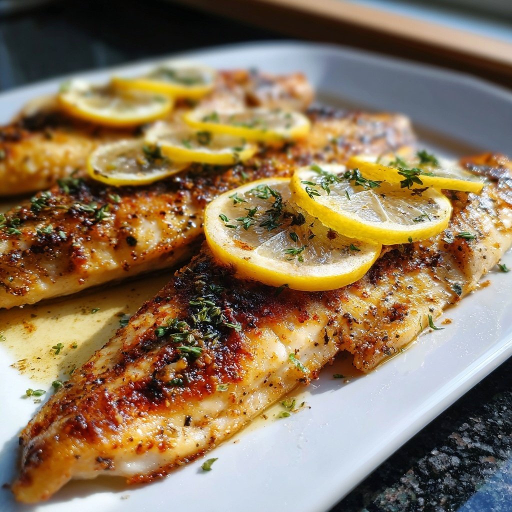 Gesund & Leicht Zitronen-Gegrillter Fisch