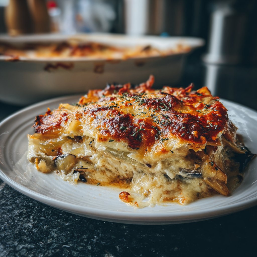 Auberginenauflauf cremig