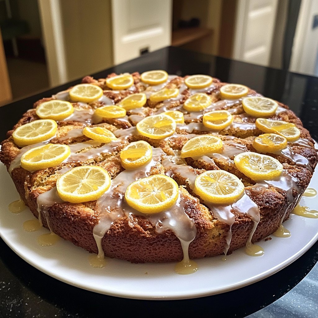 Zitronenkuchen für Gäste