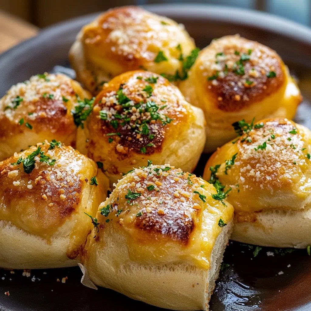 Knoblauchbrötchen zum Grillen