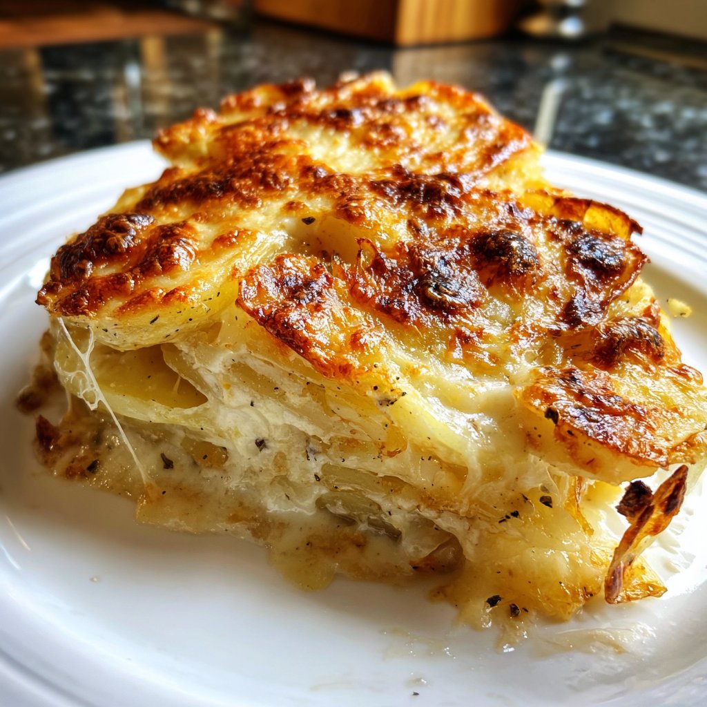 Kartoffelgratin mit Sahne