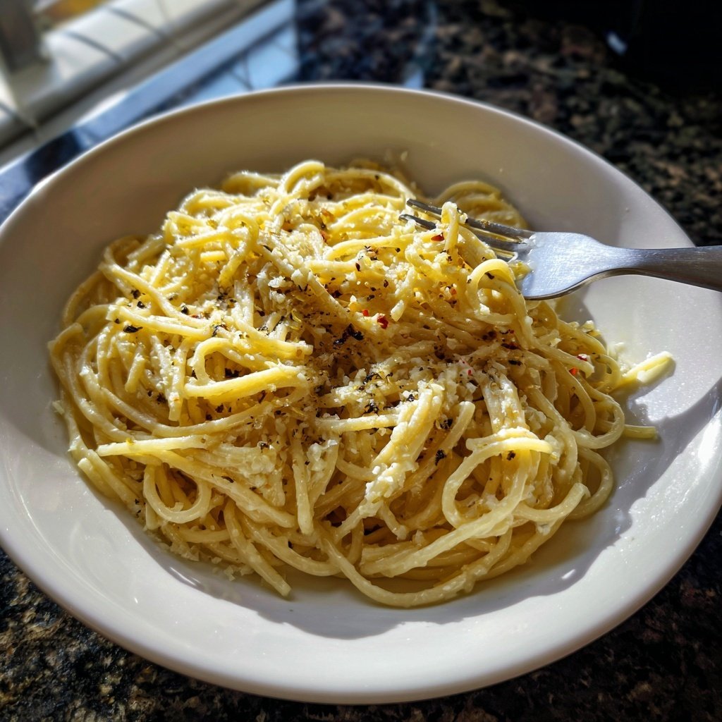 Schnell & Einfach 15-Minuten Knoblauchpasta
