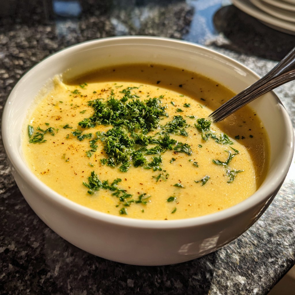 Blumenkohlsuppe fein püriert