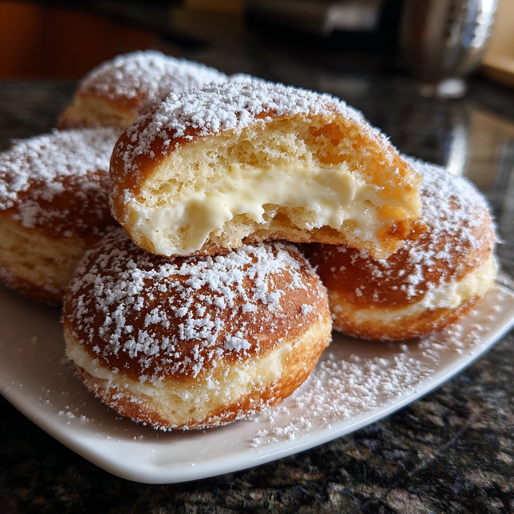 Quarkbällchen mit Vanille