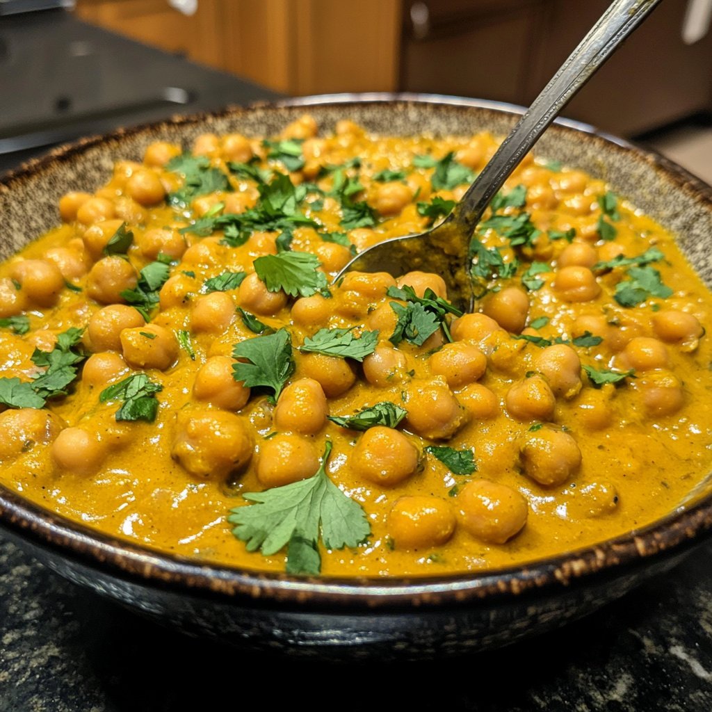 Indisches Kichererbsencurry