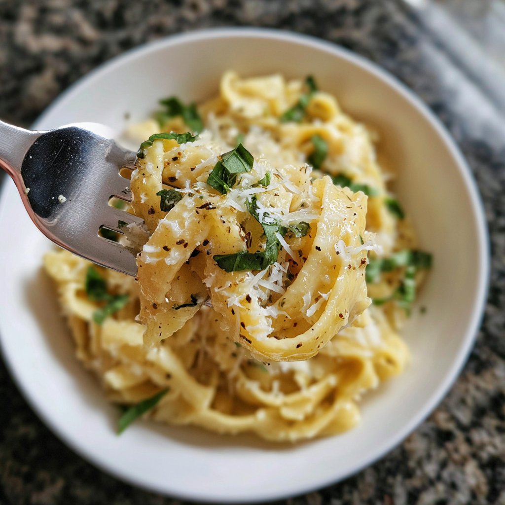 Romantisches Abendessen mit Pasta
