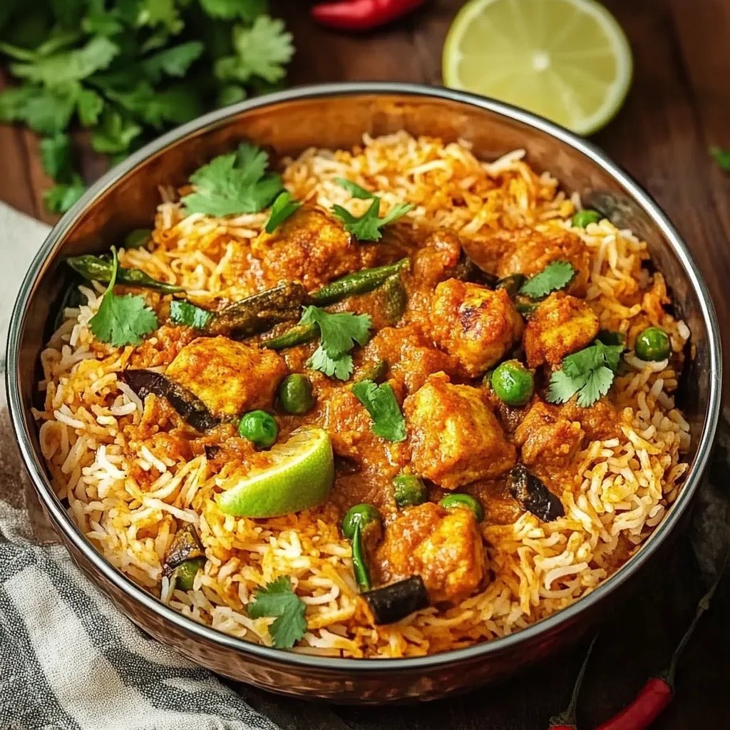 Indischer Reis mit Gemüse und Gewürzen