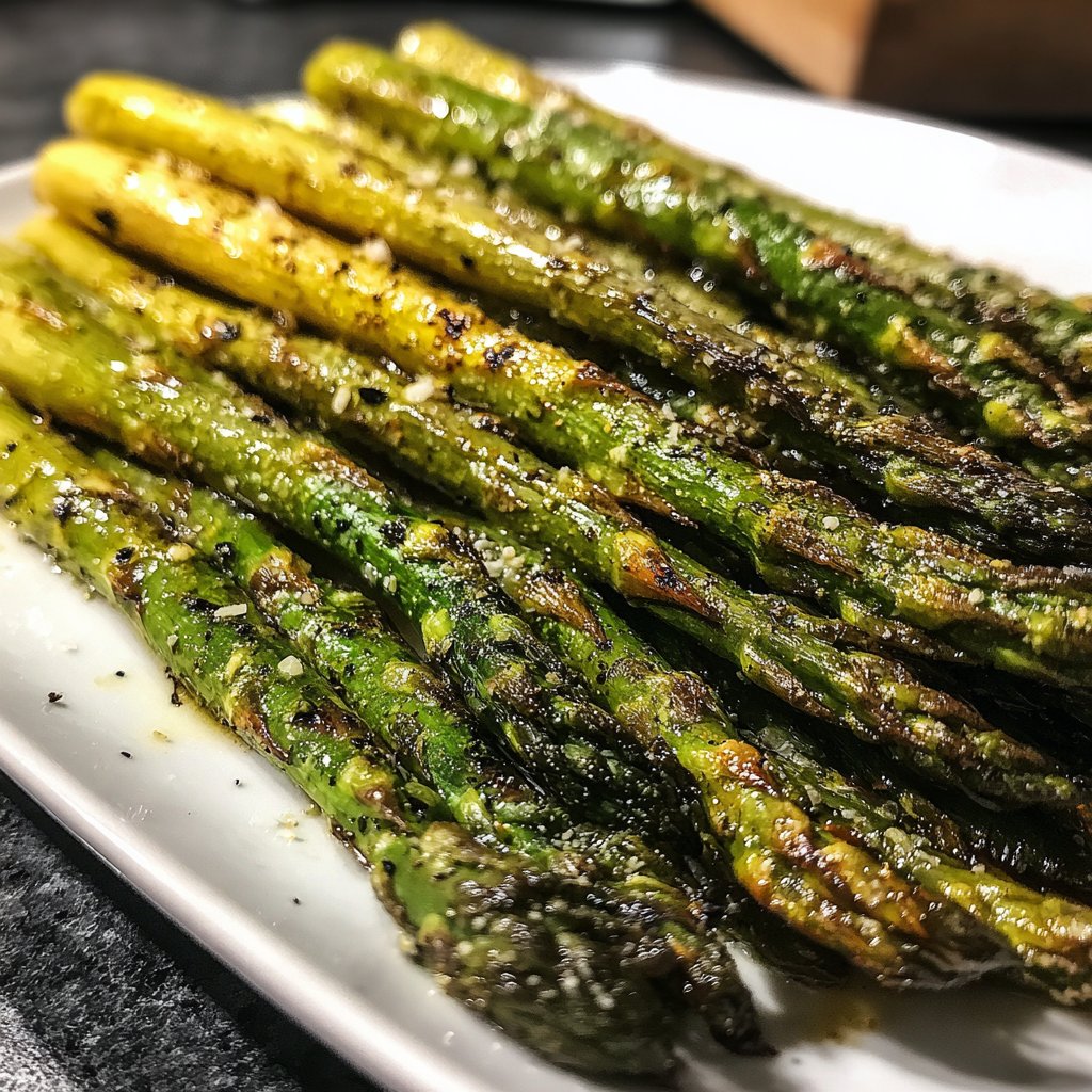 Grüner Spargel Aus Dem Ofen
