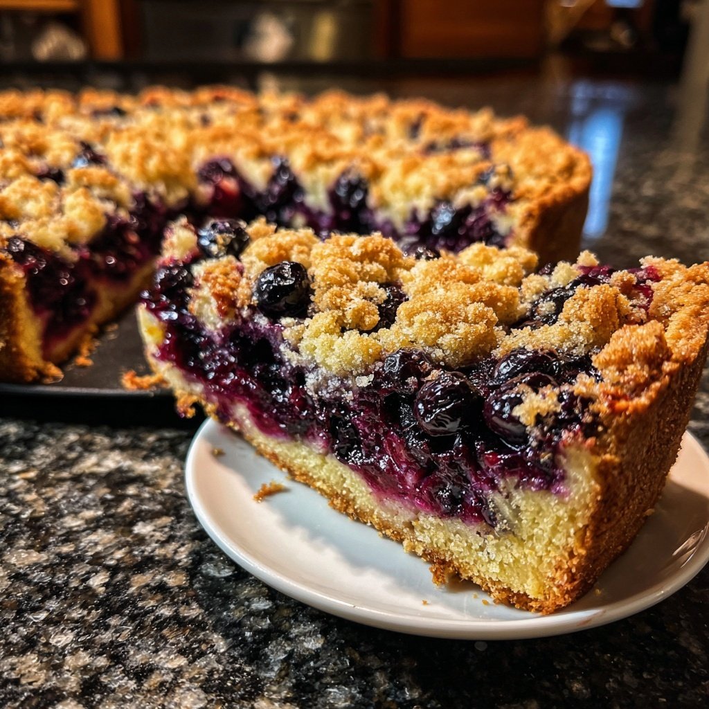 Streuselkuchen Mit Heidelbeeren