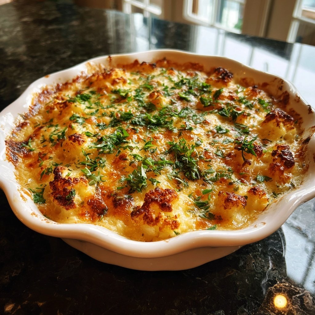 Blumenkohl Auflauf Mit Kräutern